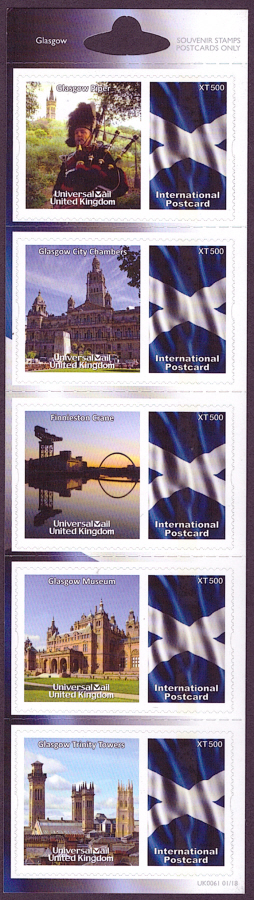 (image for) UK0061 Glasgow Universal Mail Stamps Dated: 01/18